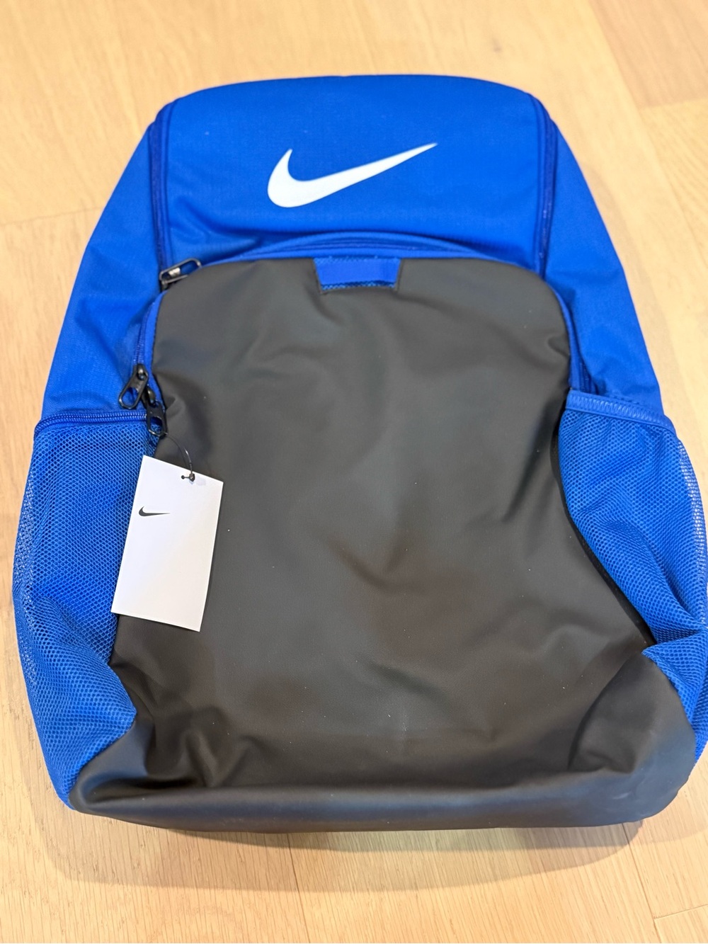 New Nike XL Brasilia Men’s Blue and Black Sport Backpack